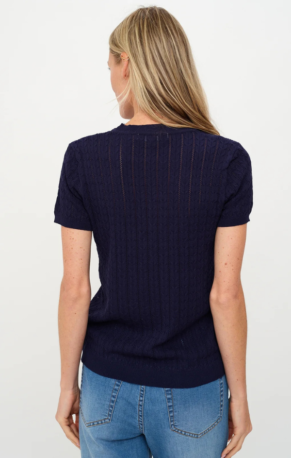 Natasha Cable Knit Top