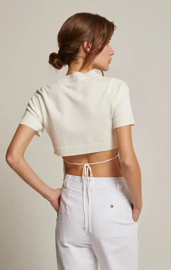 Envie Tie Back Detail Top