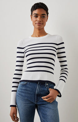 striped knit ssweater