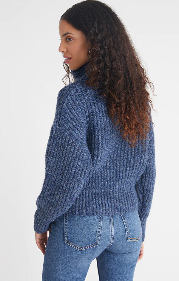 ribbed knit sweater