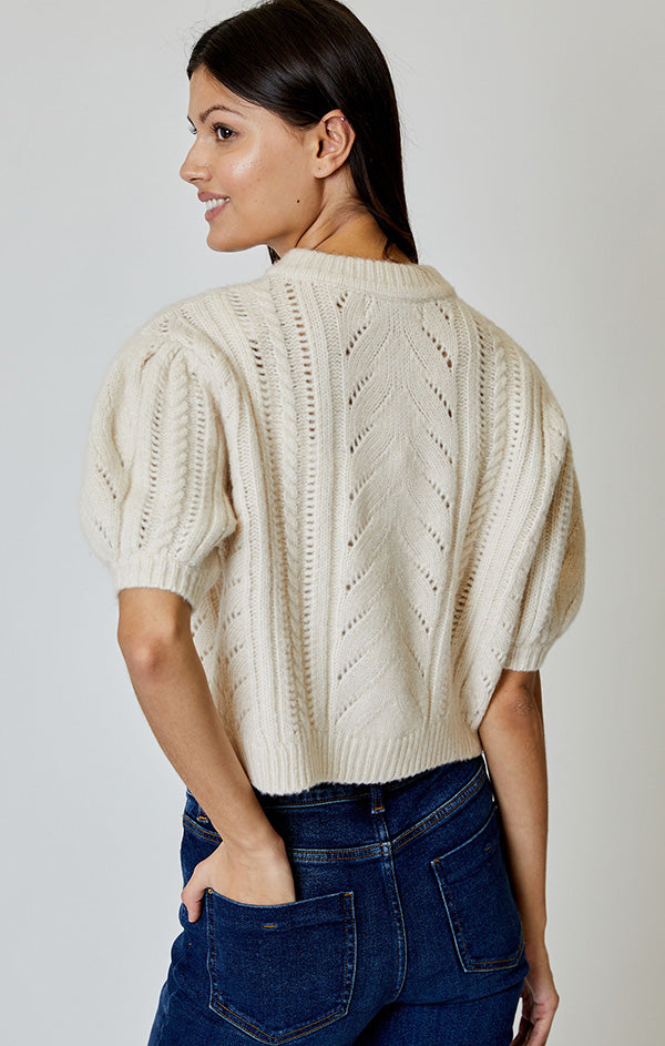ivory knit sweater