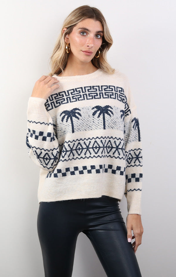 pullover knit sweater