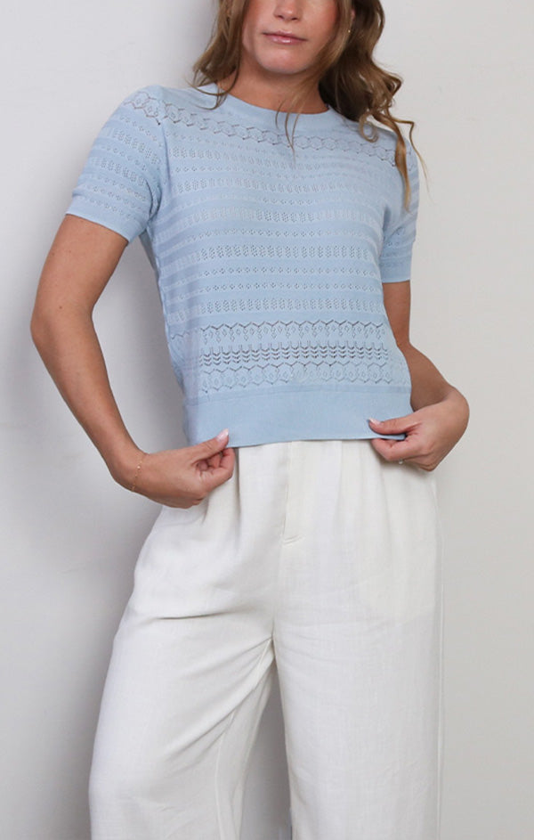 spring knit sweater