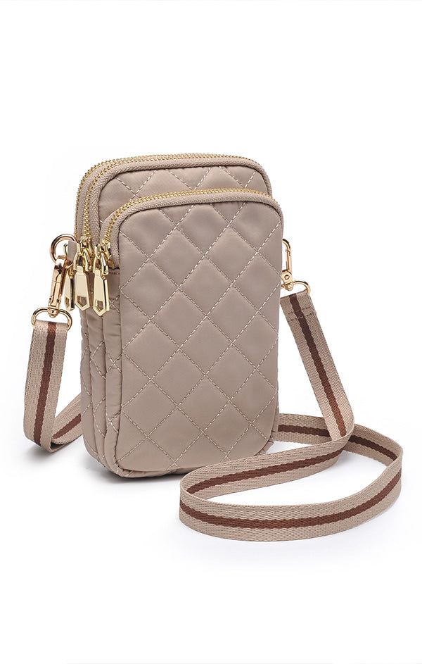 Divide and Conquer Quilted Crossbody
