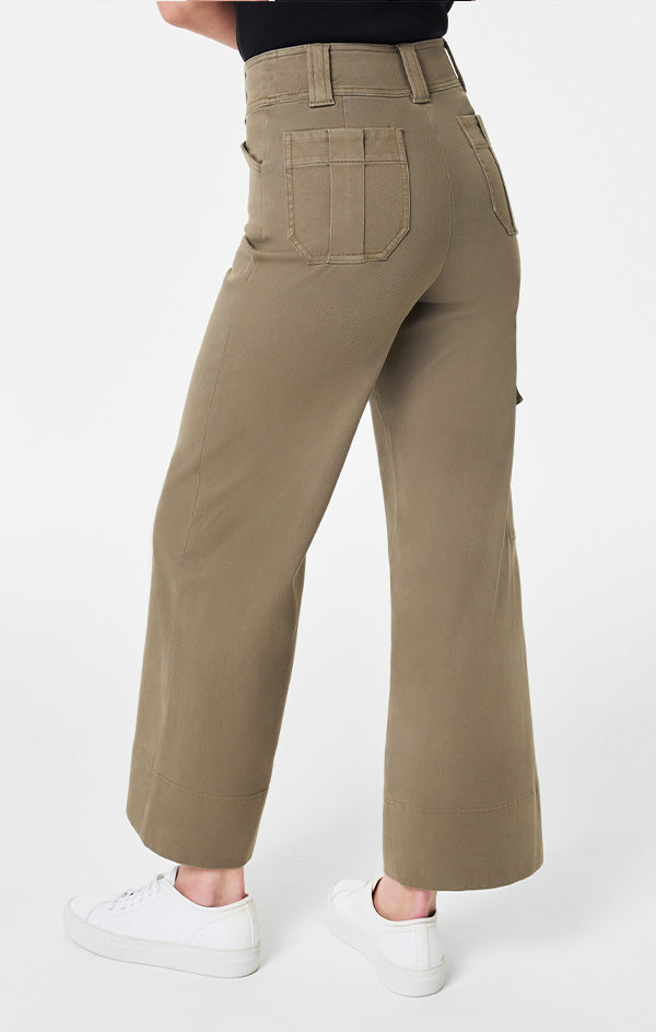 Stretch Twill Cropped Trouser