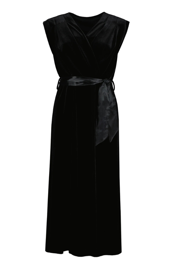 Luxe Velvet Aeries Wrap Dress