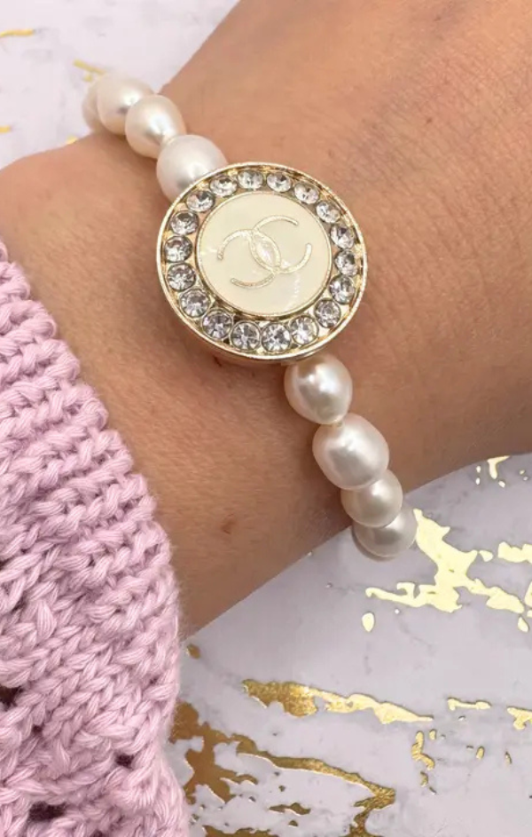 Freshwater Rice Pearls Stretch Bracelet