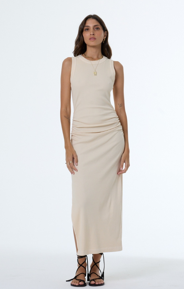 tamara ruched midi dress Forever - Tamara Ruched Midi Dress