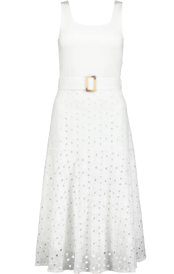 Venetian Eyelet Dress XS