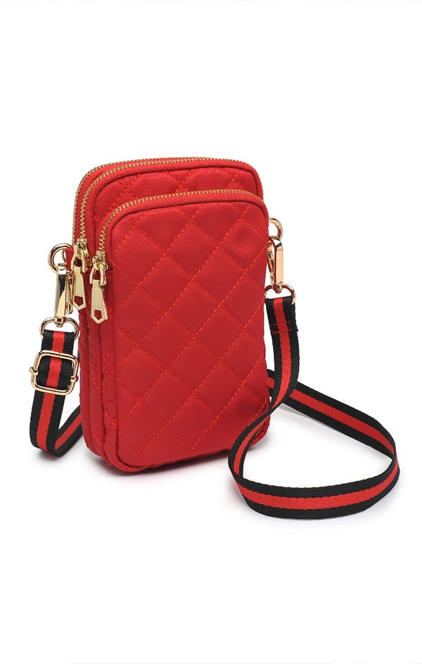 Divide and Conquer Quilted Crossbody