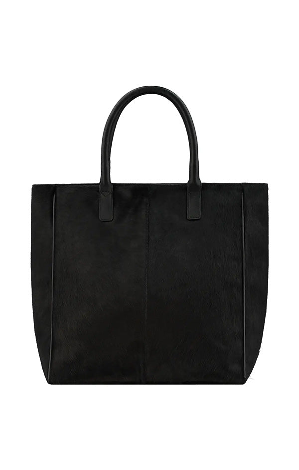 Large Calf Hair Leather Tote