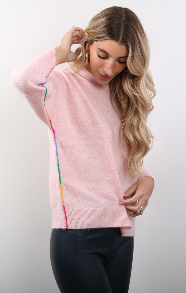 Rainbow Oversized Sweater