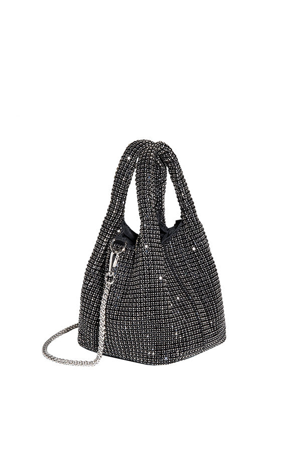 small evening bag with chain