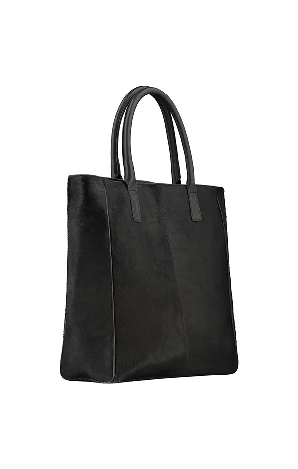 Large Calf Hair Leather Tote