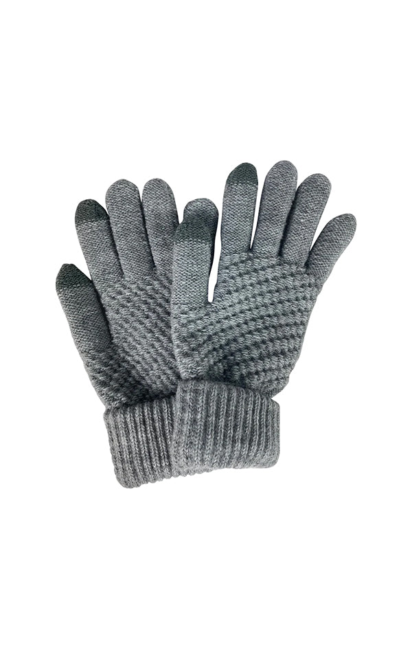 grey touch screen gloves