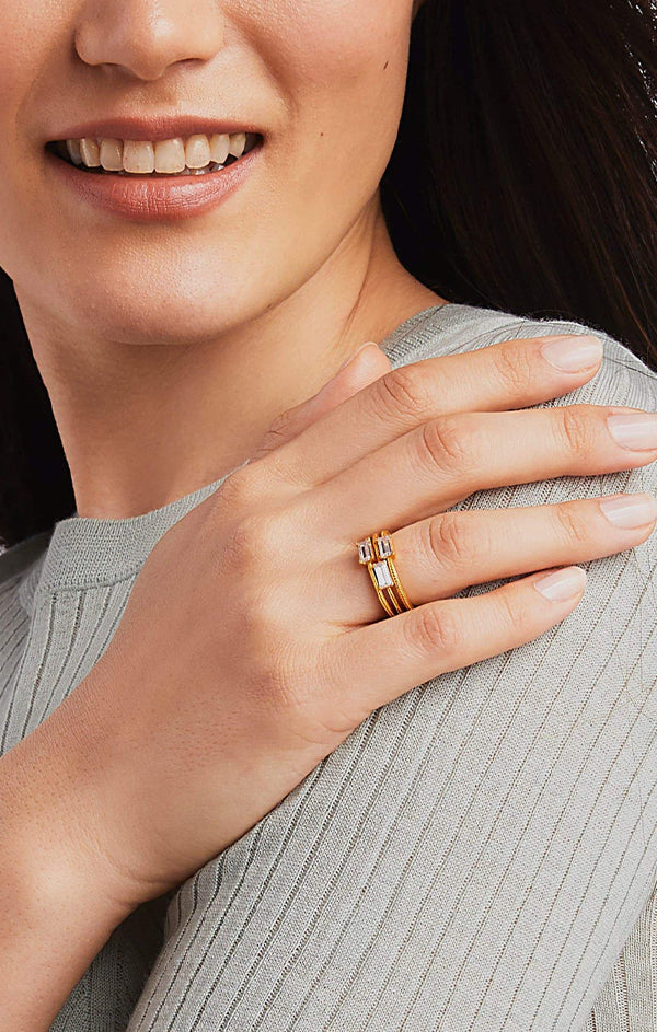 stackable gold ring